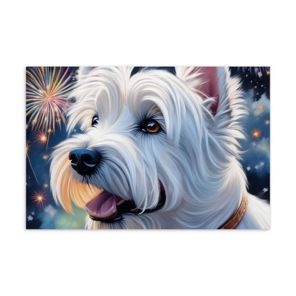 PugMug Custom West Highland White Terrier Postcard