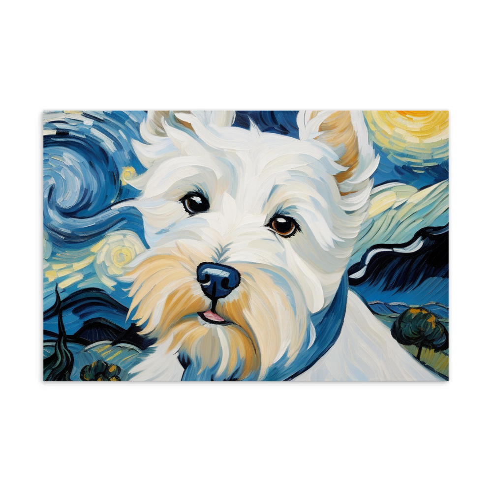 PugMug Custom West Highland White Terrier Postcard