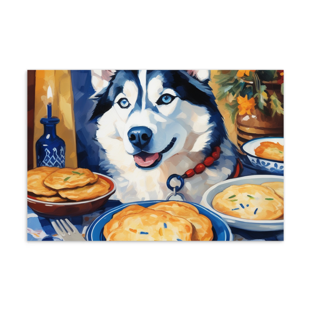 PugMug Custom Siberian Husky Postcard