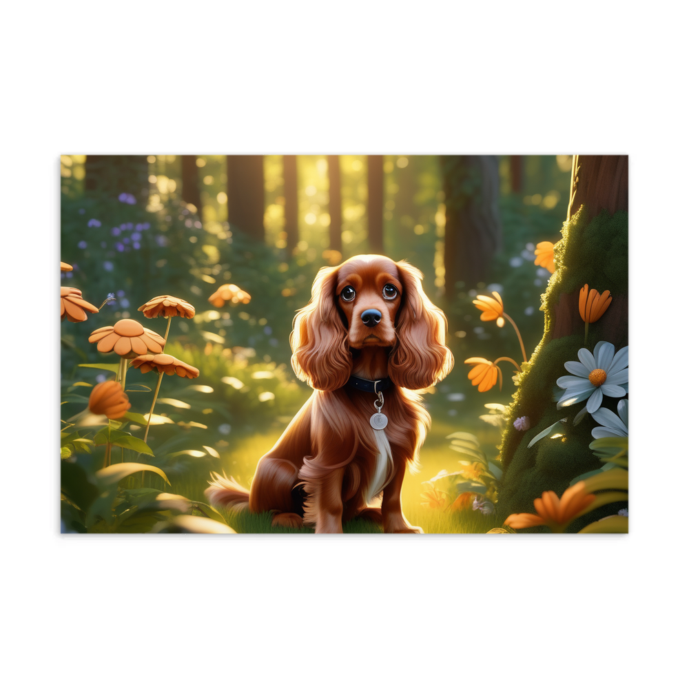 PugMug Custom English Cocker Spaniel Postcard