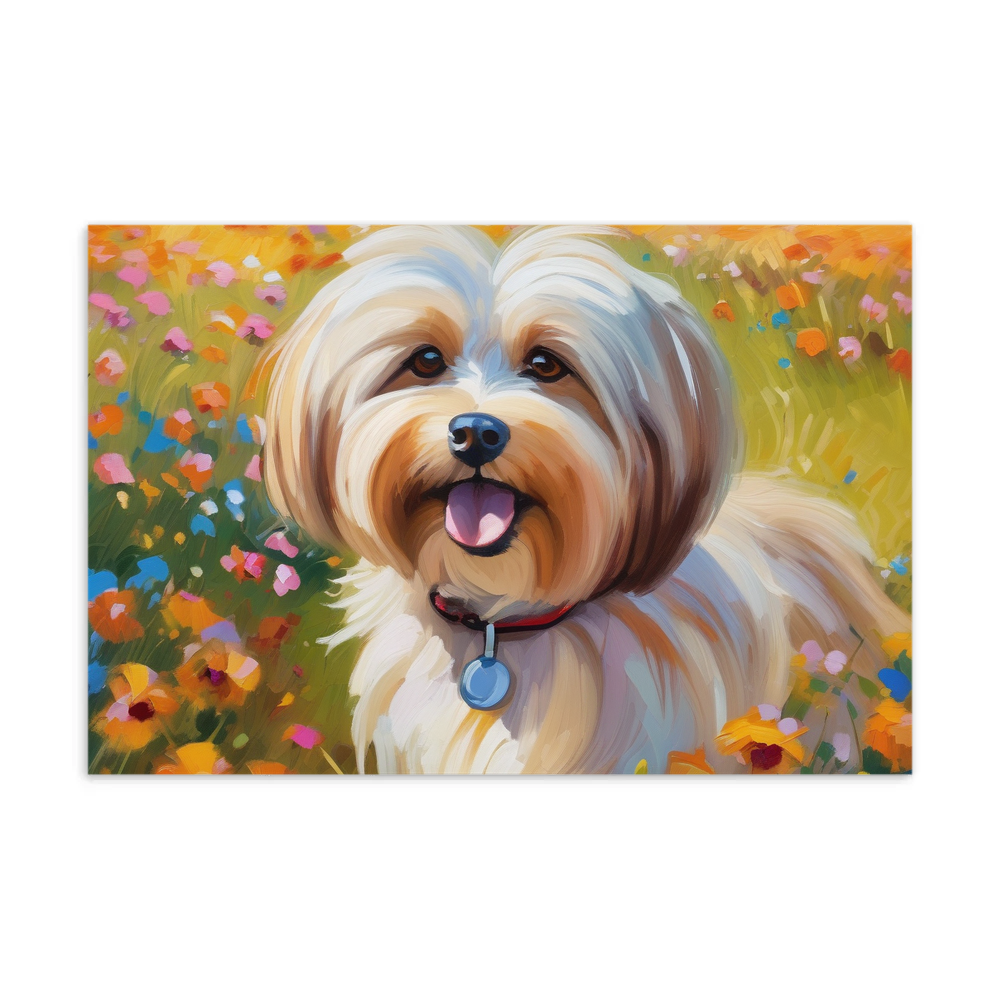 PugMug Custom Tan Havanese Dog Postcard