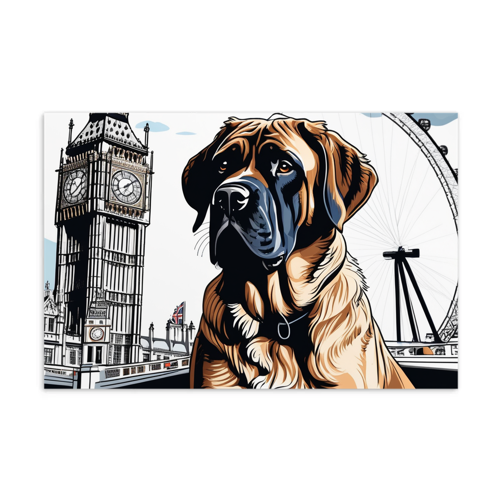 PugMug Custom Mastiff Postcard