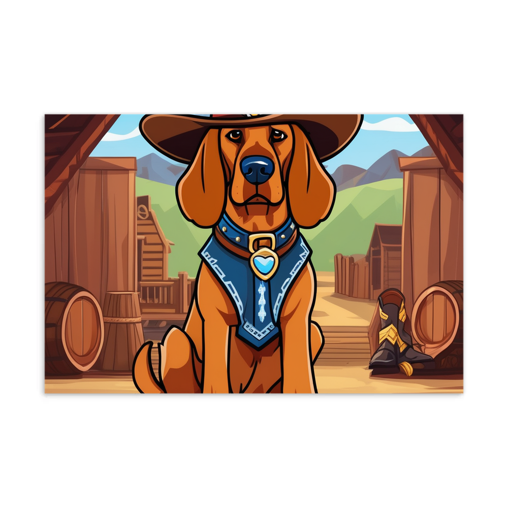 PugMug Custom Bloodhound Postcard