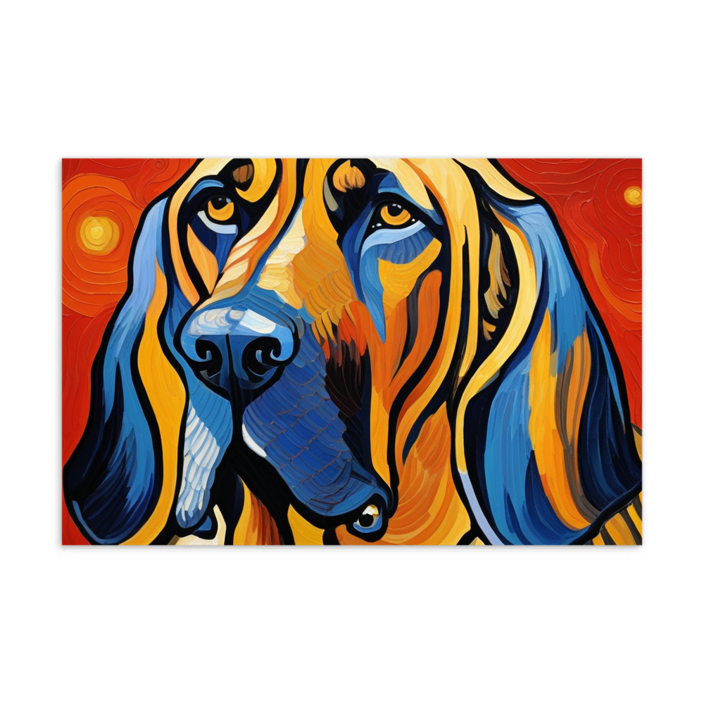 PugMug Custom Bloodhound Postcard