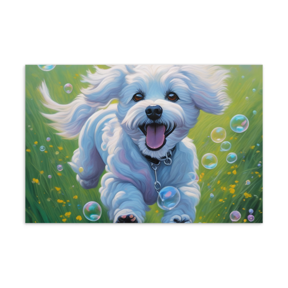 PugMug Custom Bichons Frise Postcard