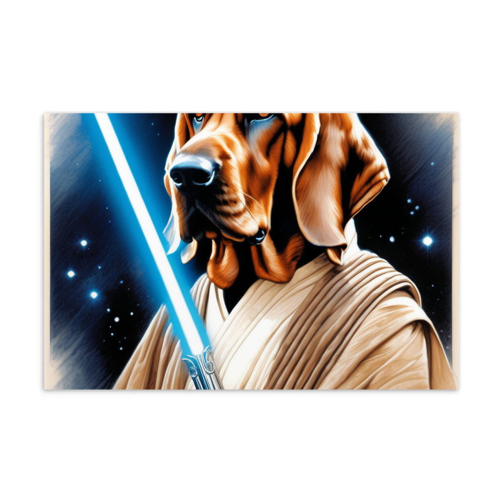 PugMug Custom Bloodhound Postcard