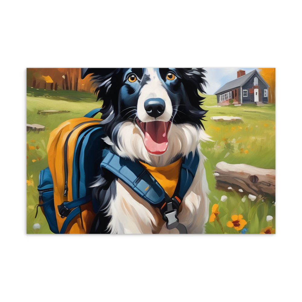 PugMug Custom Border Collie Postcard