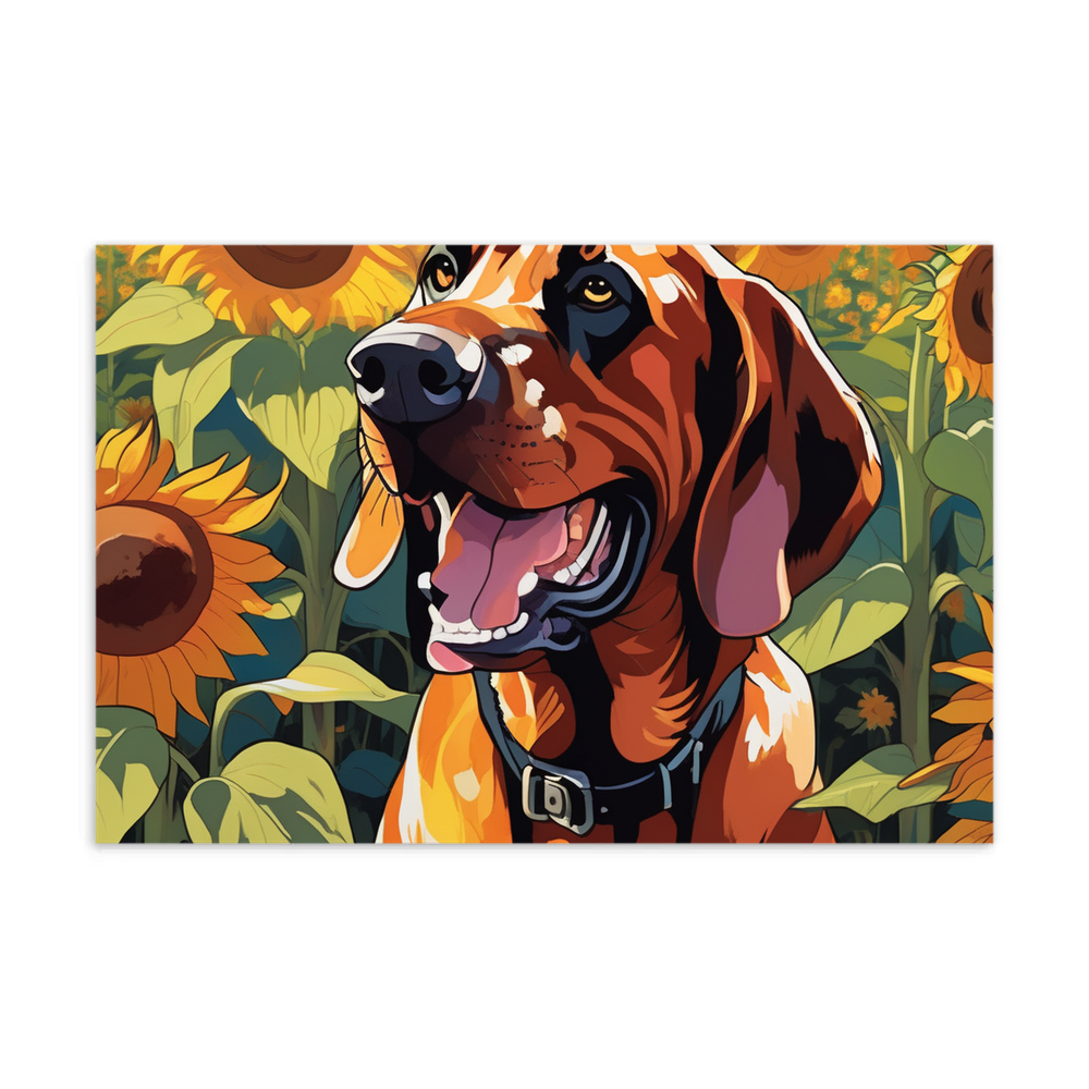 PugMug Custom Bloodhound Postcard