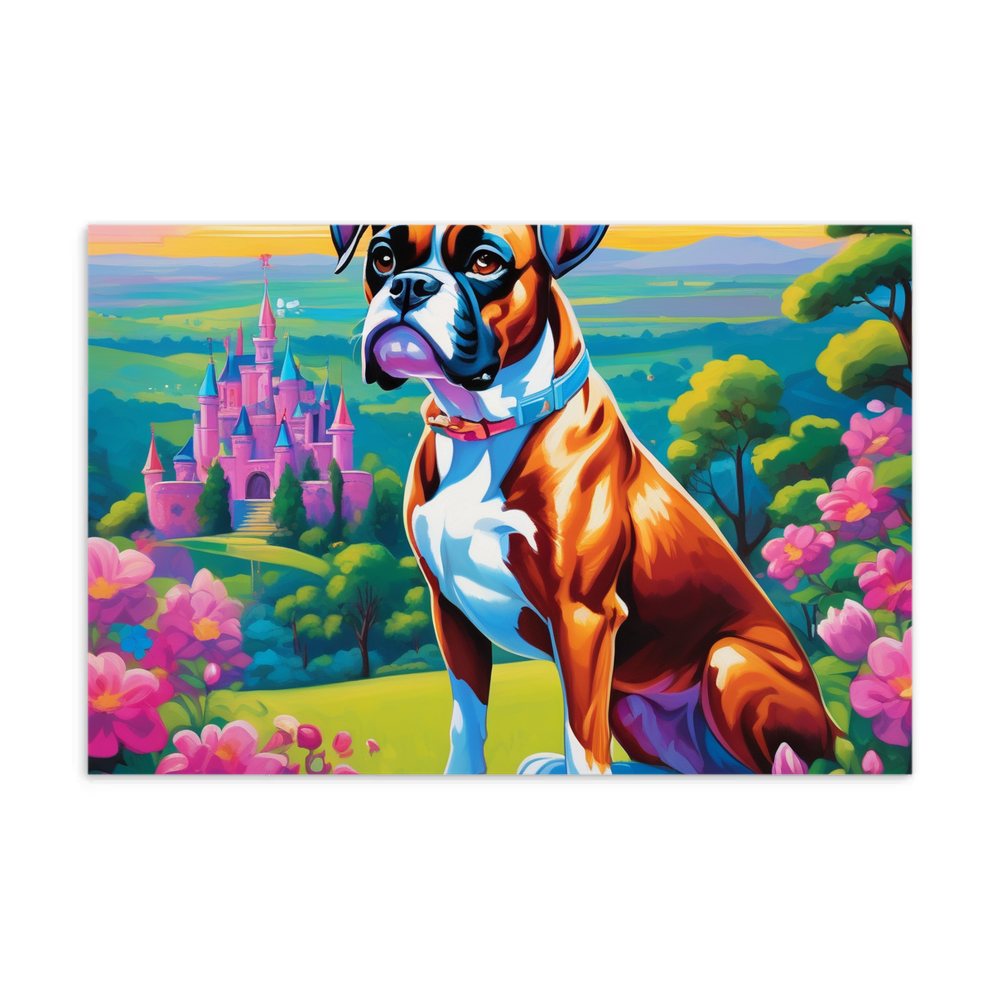 PugMug Custom Boxer Dog Postcard