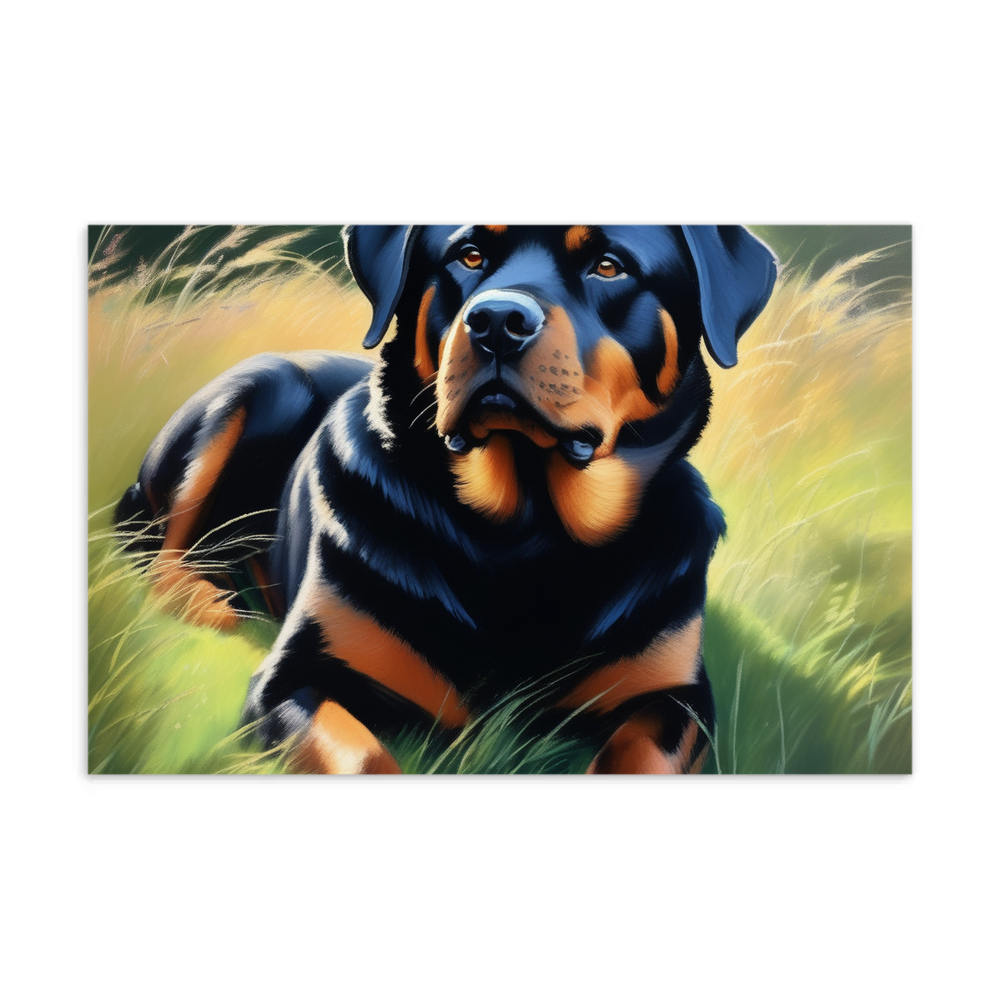 PugMug Custom Rottweiler Postcard