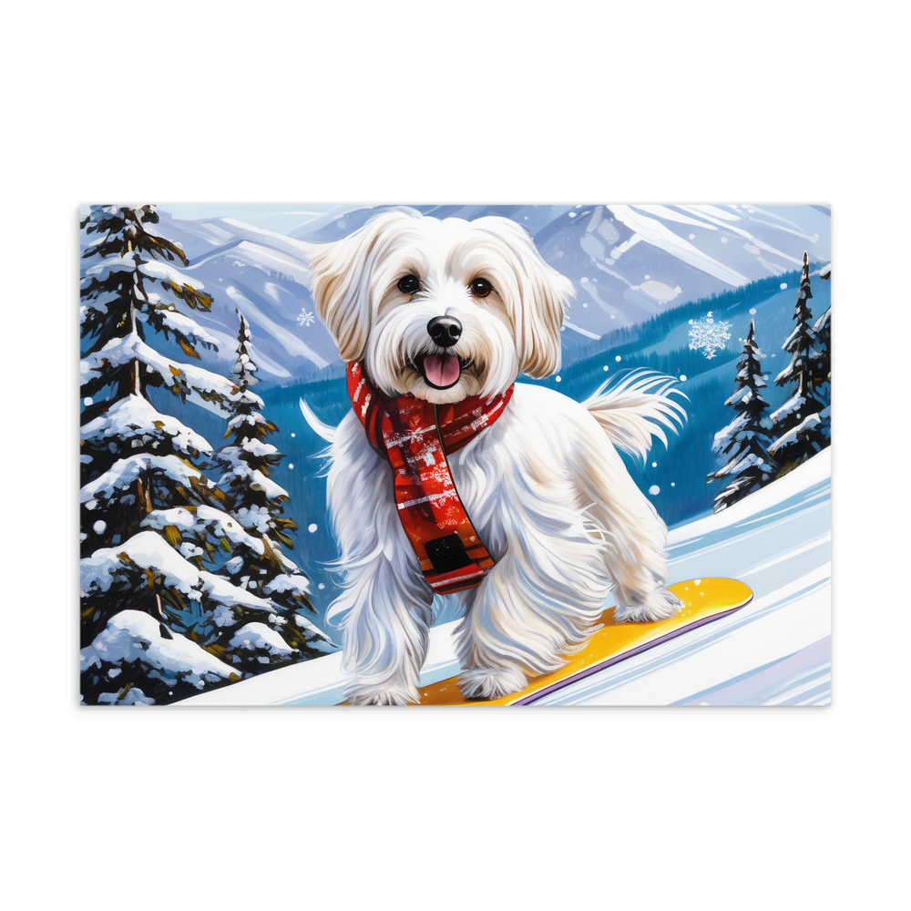 PugMug Custom White Havanese Dog Postcard