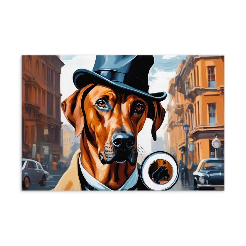 PugMug Custom Rhodesian Ridgeback Postcard