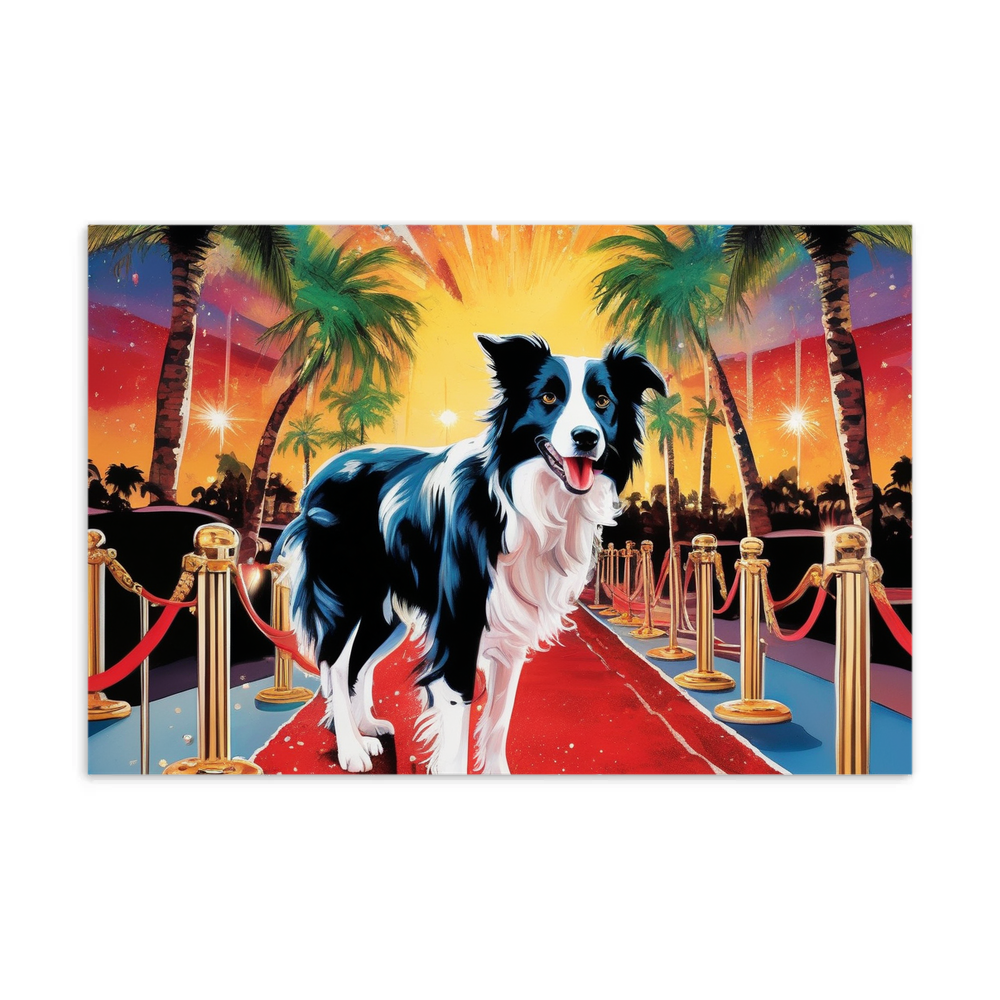 PugMug Custom Border Collie Postcard