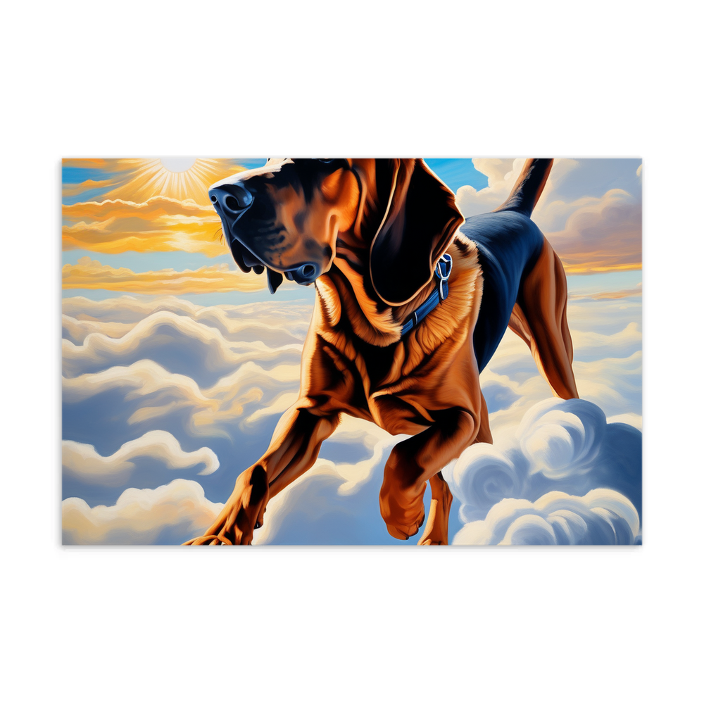 PugMug Custom Bloodhound Postcard