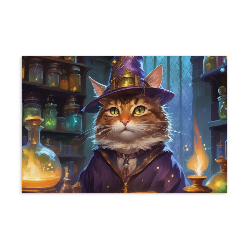 PugMug Custom Tabby Companion Cat Postcard