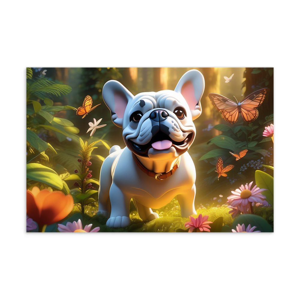 PugMug Custom Bulldog Postcard