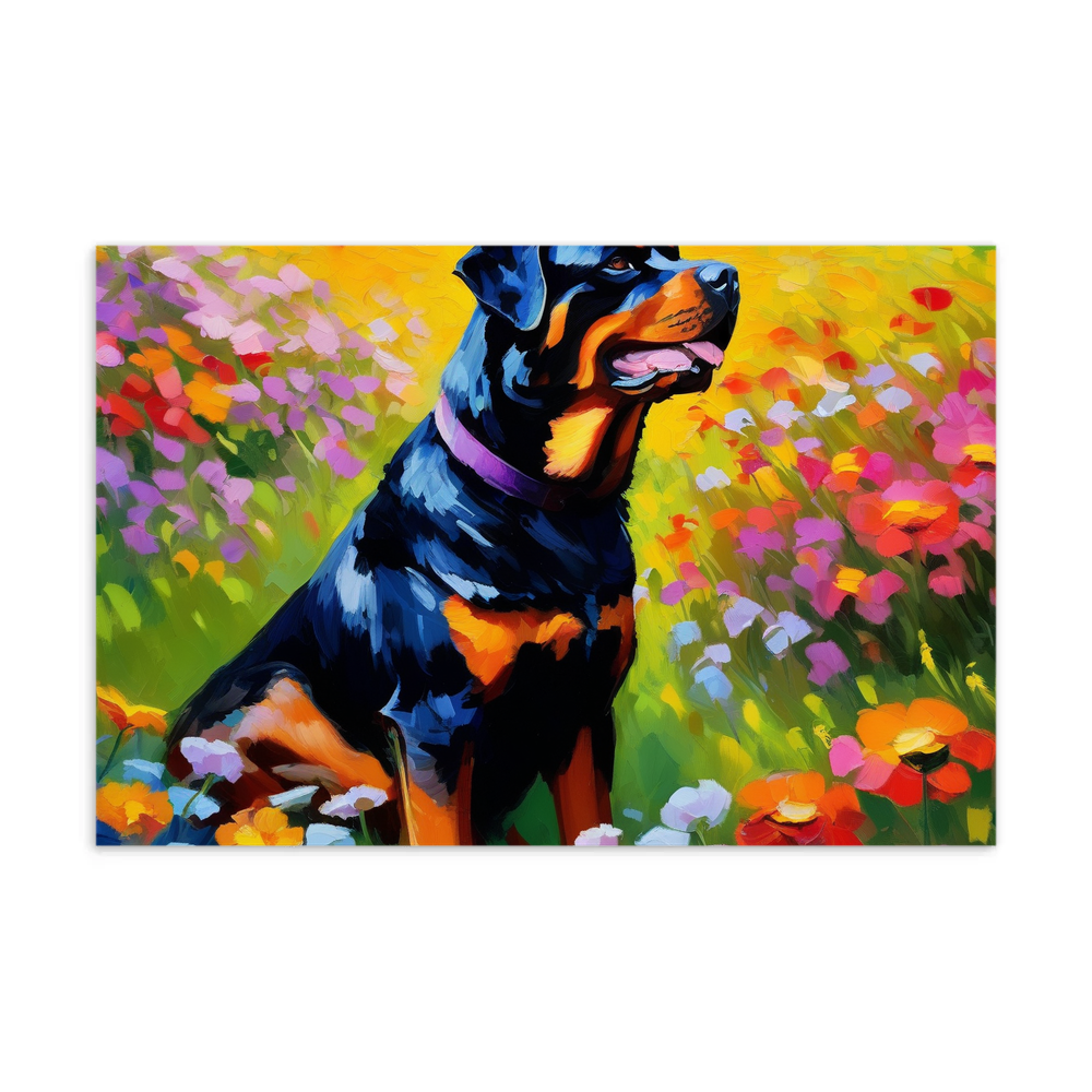 PugMug Custom Rottweiler Postcard
