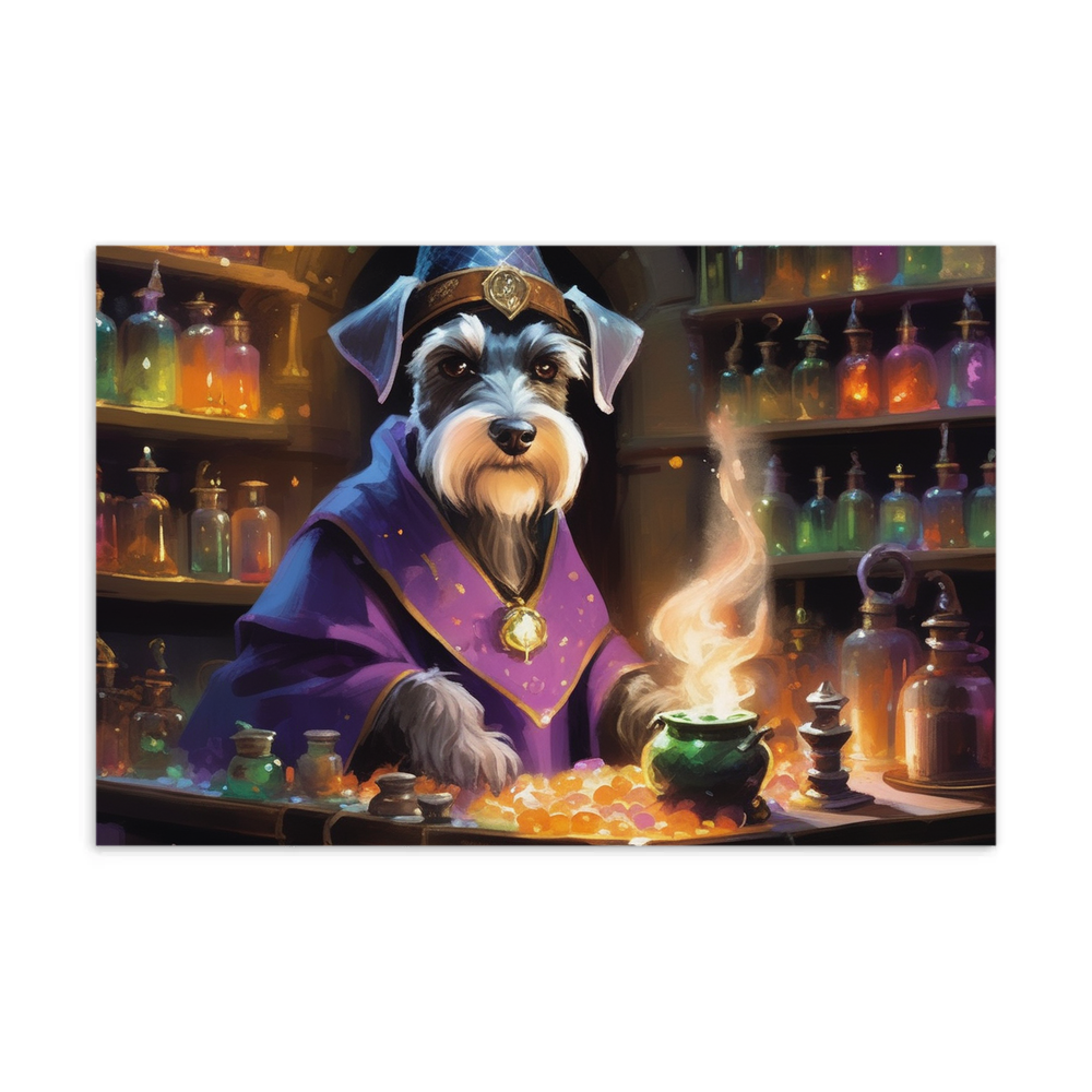 PugMug Custom Miniature Schnauzer Postcard