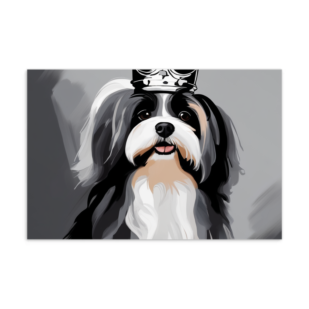 PugMug Custom Black-and-white Havanese Dog Postcard