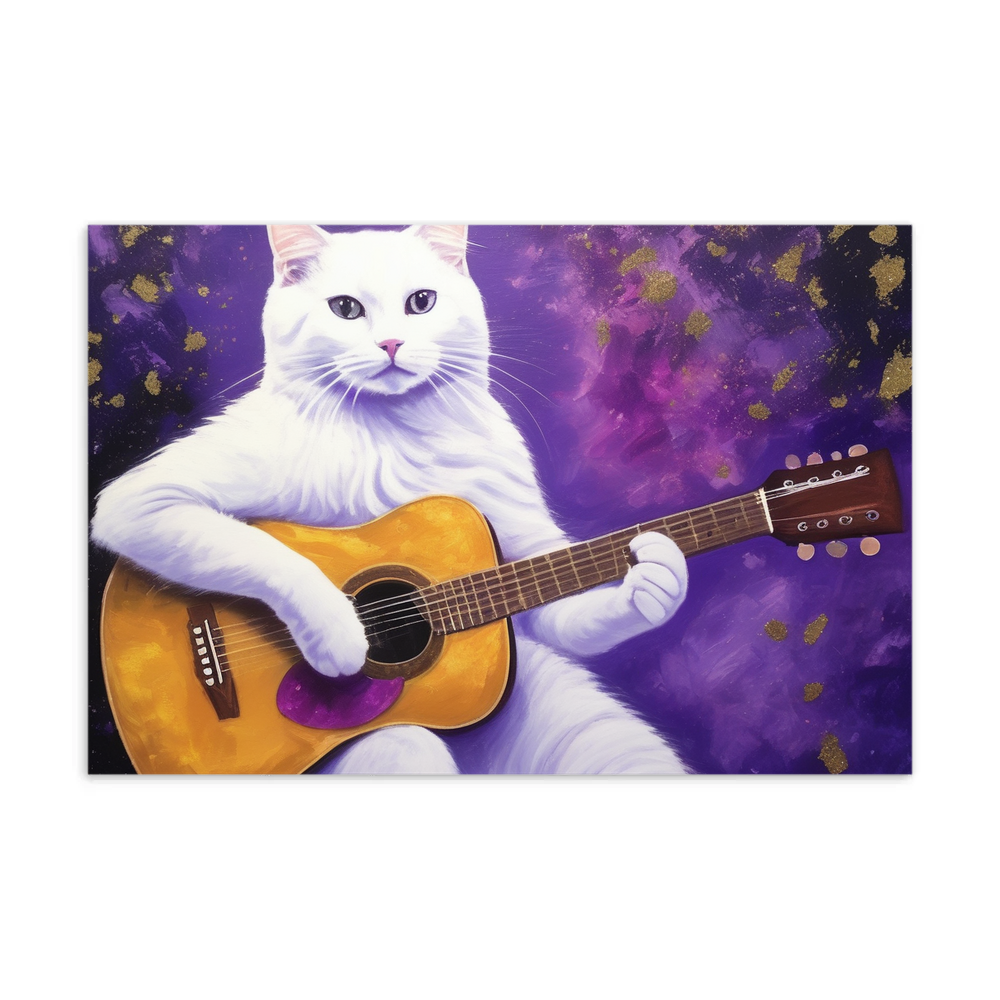 PugMug Custom White Companion Cat Postcard