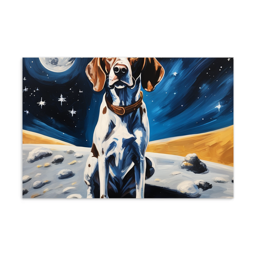 PugMug Custom Pointer Dog Postcard
