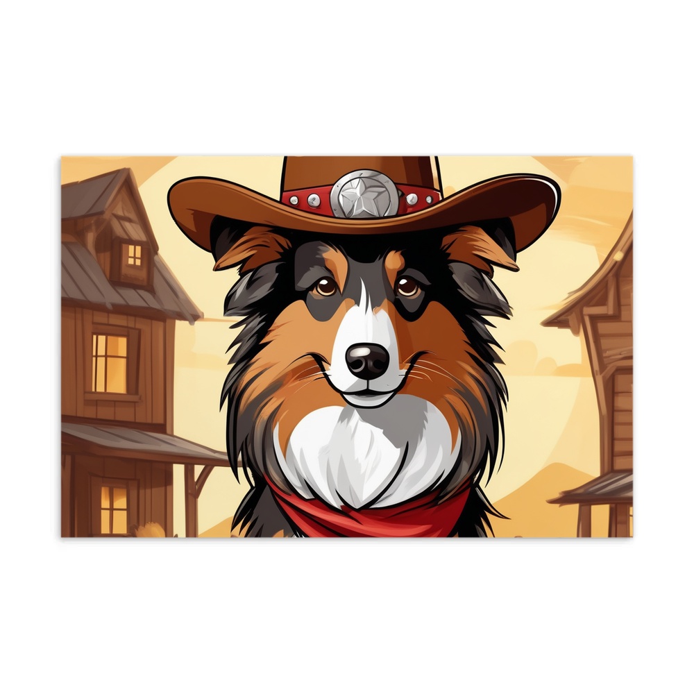 PugMug Custom Shetland Sheepdog Postcard