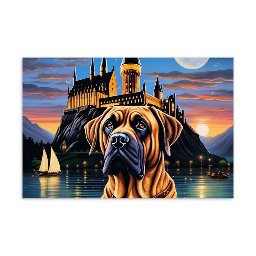 PugMug Custom Mastiff Postcard