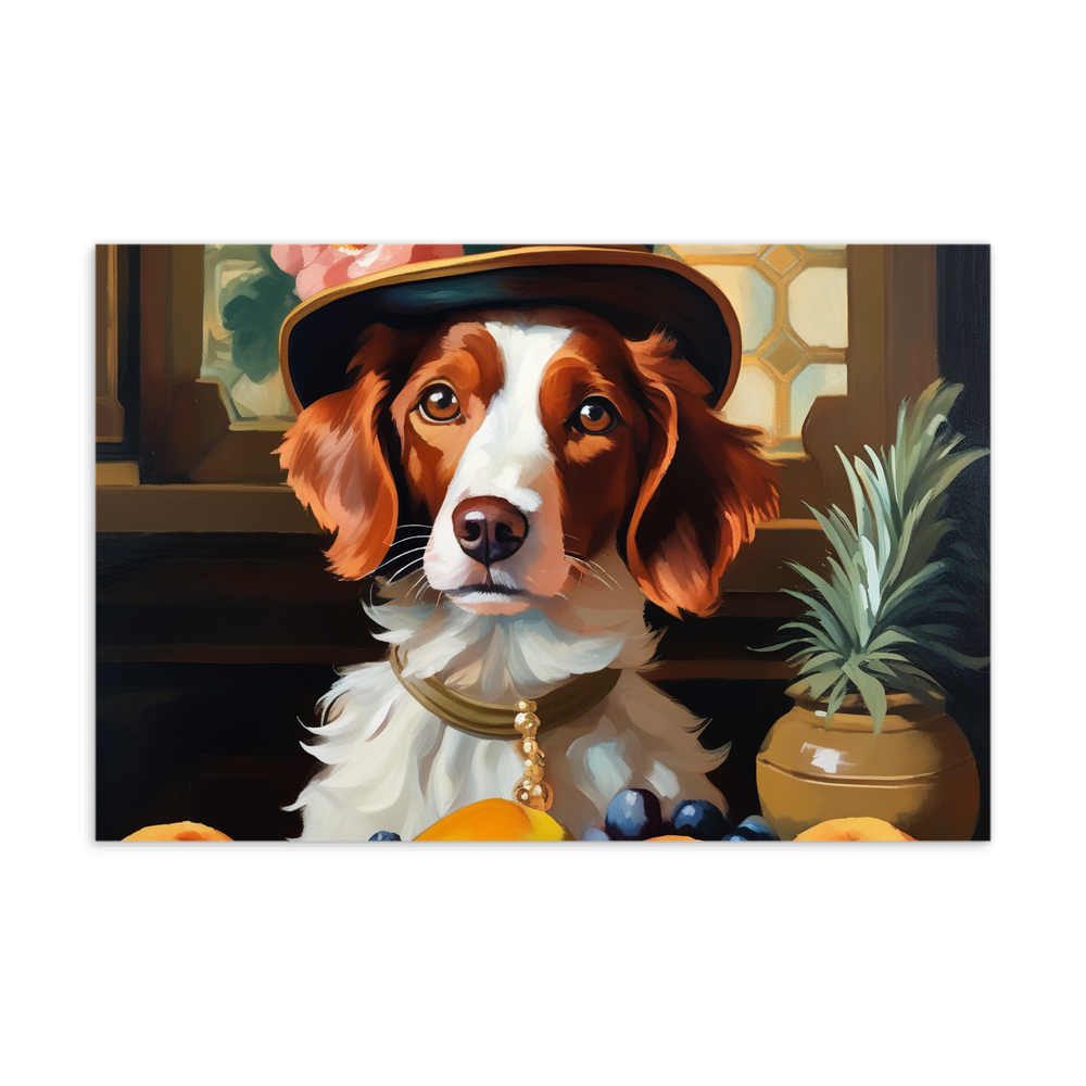 PugMug Custom Brittany Dog Postcard