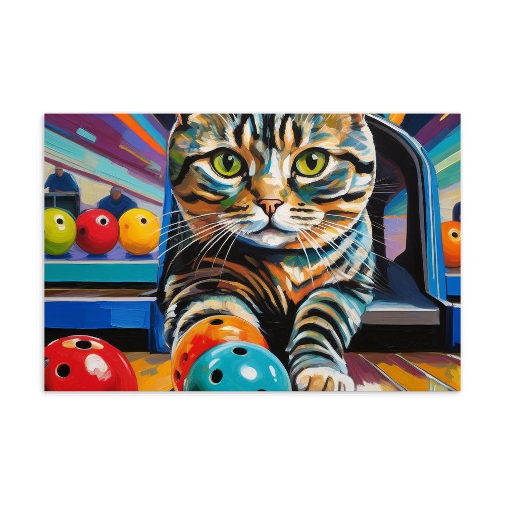 PugMug Custom Tabby Scottish Fold Cat Postcard