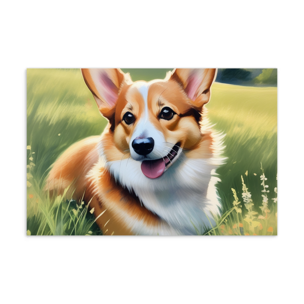 PugMug Custom Pembroke Welsh Corgi Postcard