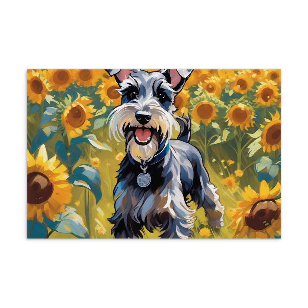 PugMug Custom Miniature Schnauzer Postcard