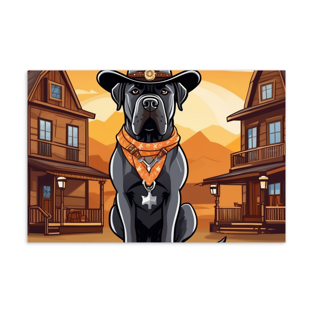 PugMug Custom Cane Corso Postcard