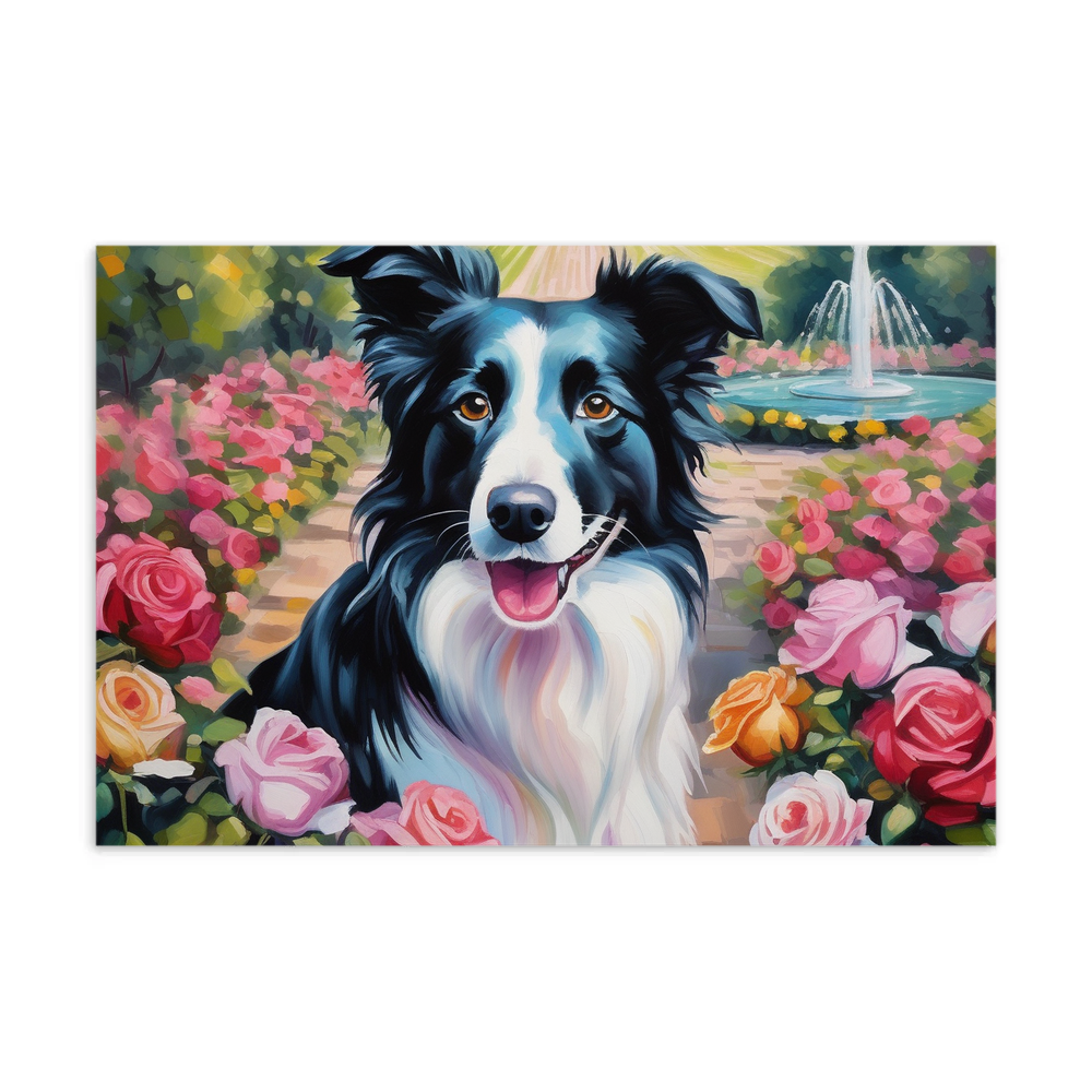 PugMug Custom Border Collie Postcard