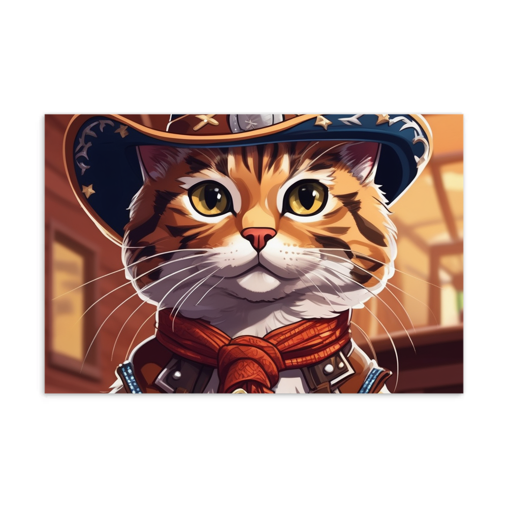 PugMug Custom Tabby Exotic Cat Postcard