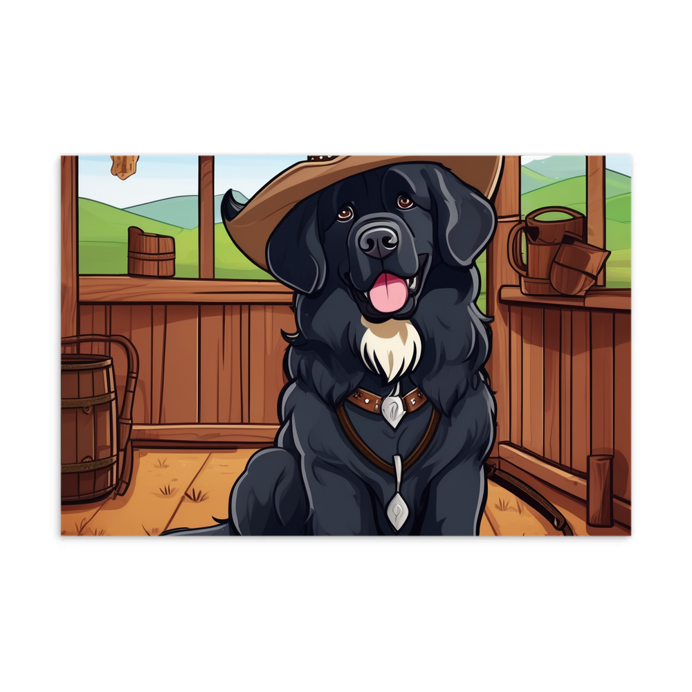 PugMug Custom Newfoundland Postcard