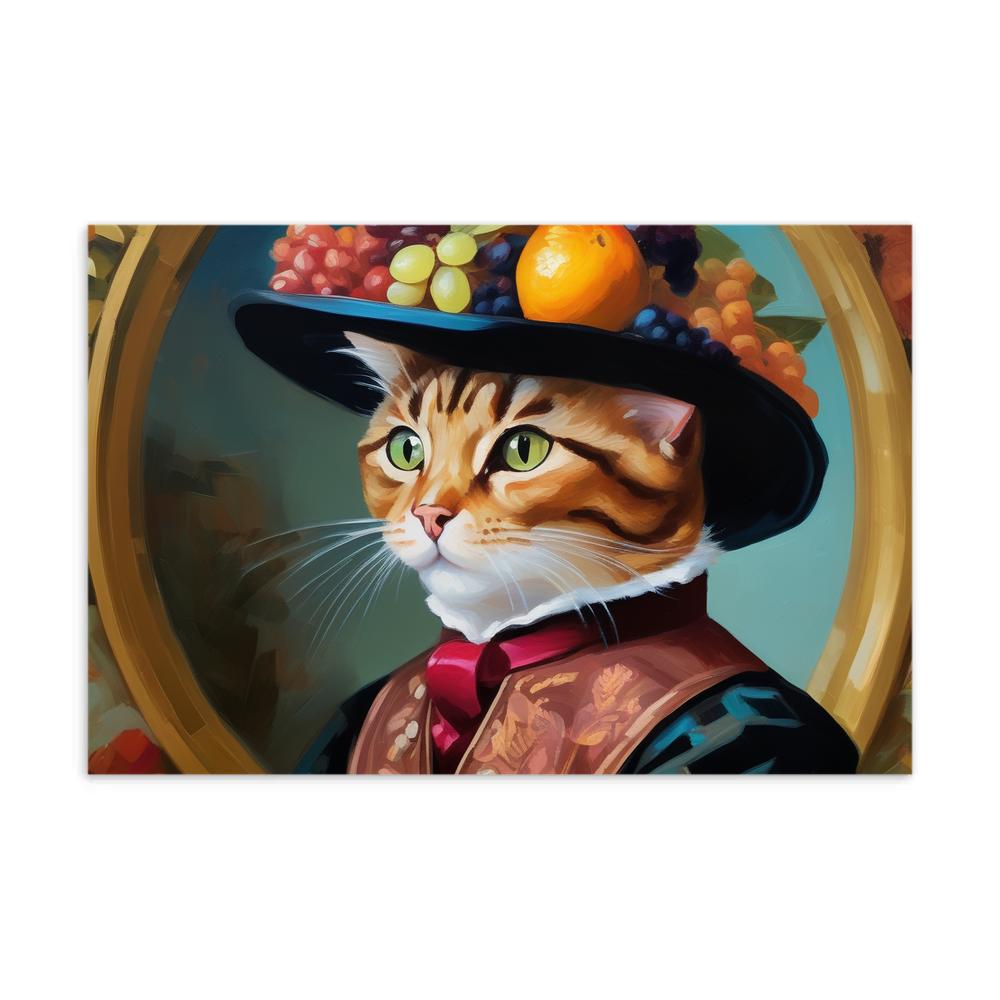 PugMug Custom Tabby Exotic Cat Postcard