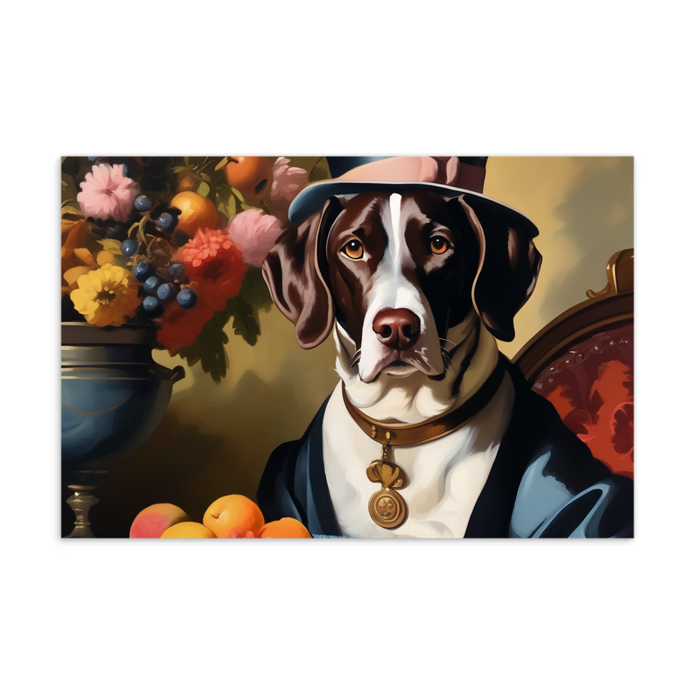 PugMug Custom Pointer Dog Postcard
