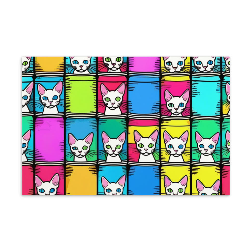 PugMug Custom Tabby Devon Rex Cat Postcard