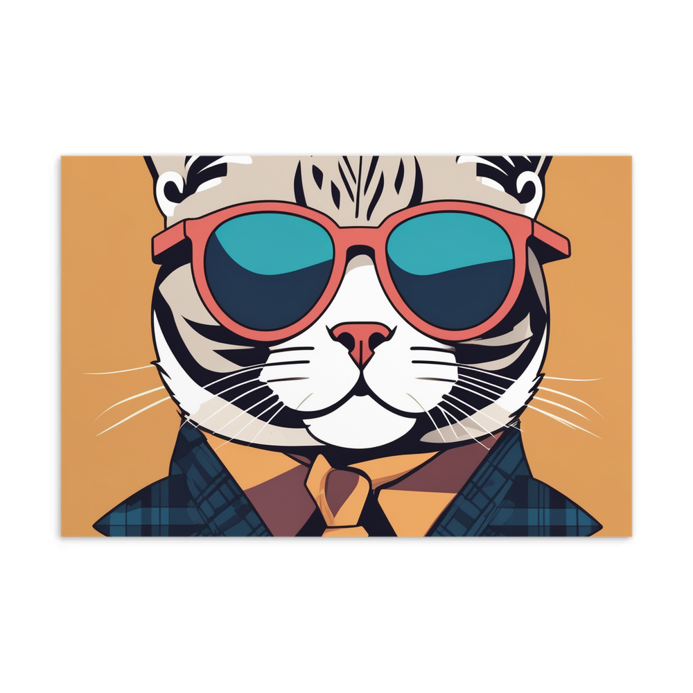 PugMug Custom Tabby Scottish Fold Cat Postcard