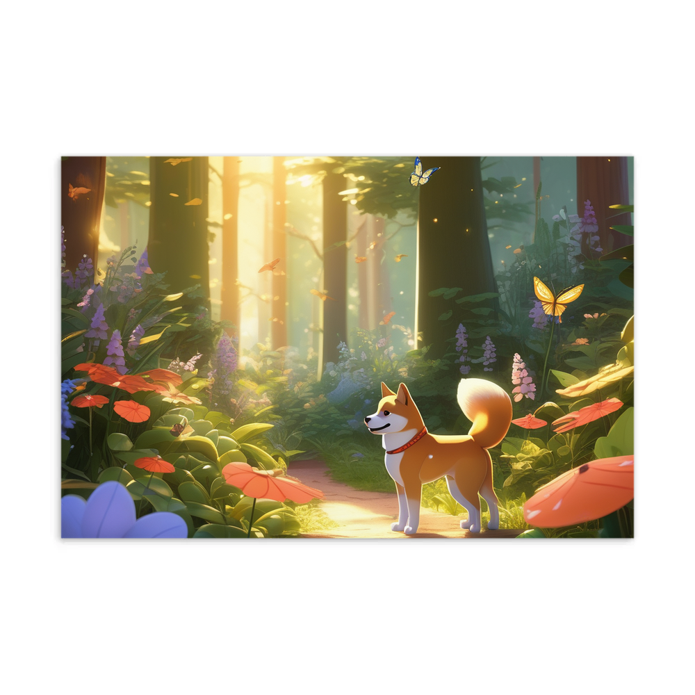 PugMug Custom Shiba Inu Postcard