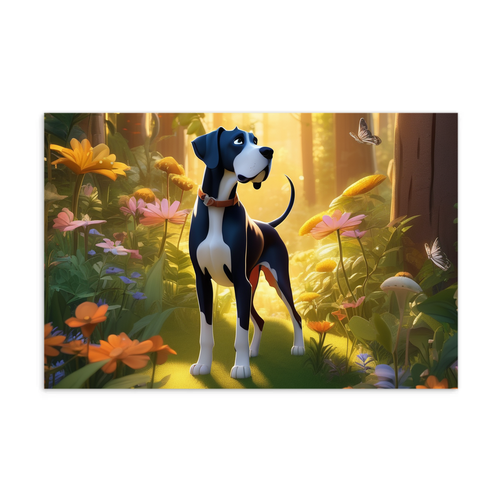 PugMug Custom Great Dane Postcard