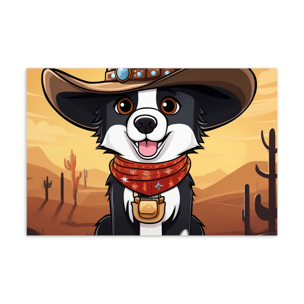 PugMug Custom Border Collie Postcard