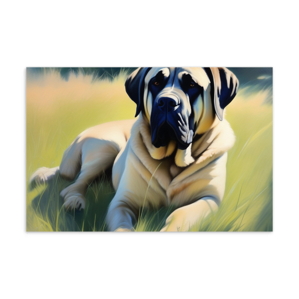 PugMug Custom Mastiff Postcard