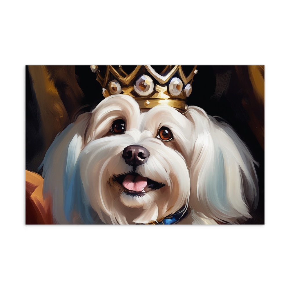 PugMug Custom White Havanese Dog Postcard