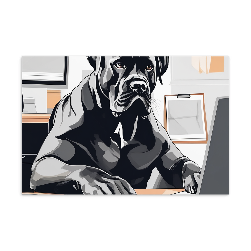 PugMug Custom Cane Corso Postcard