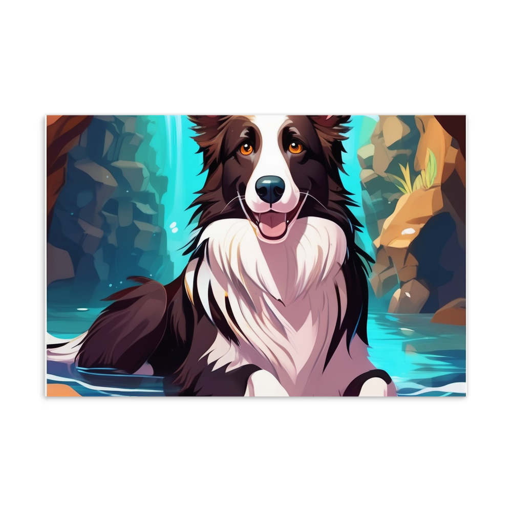 PugMug Custom Border Collie Postcard