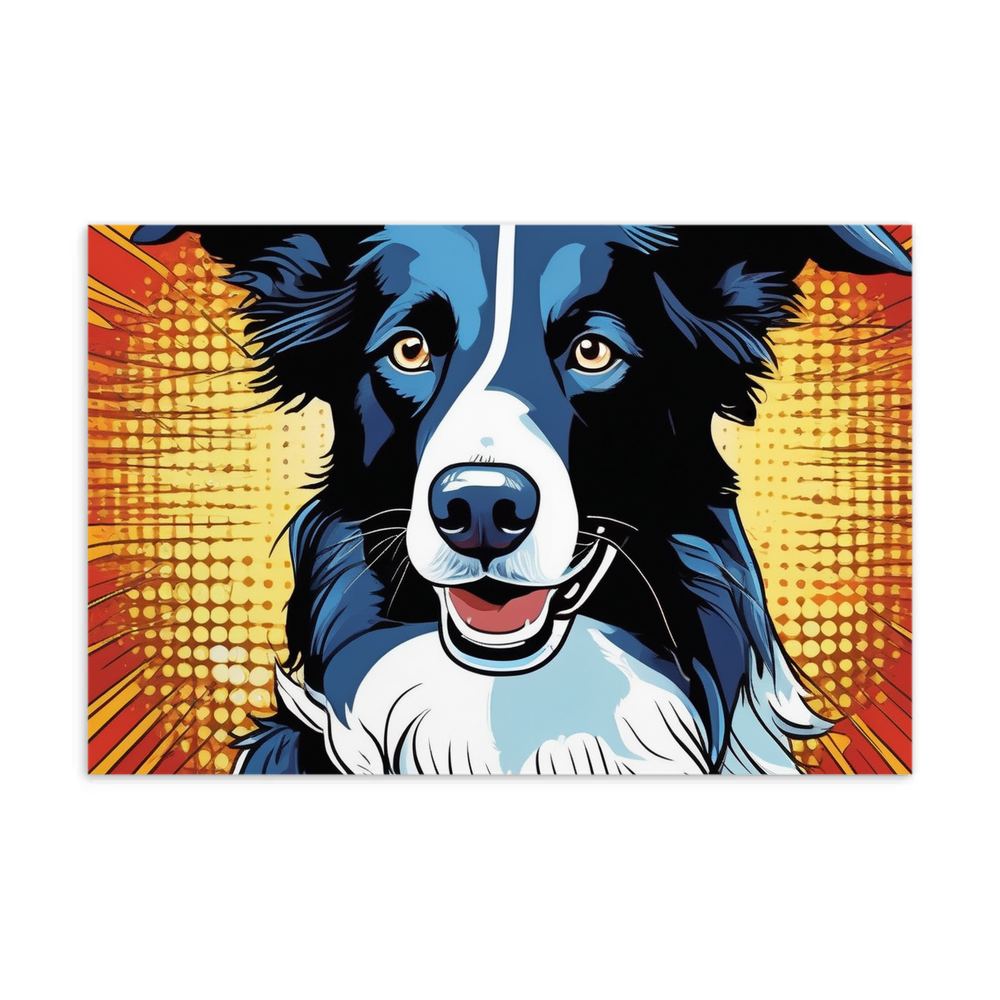 PugMug Custom Border Collie Postcard