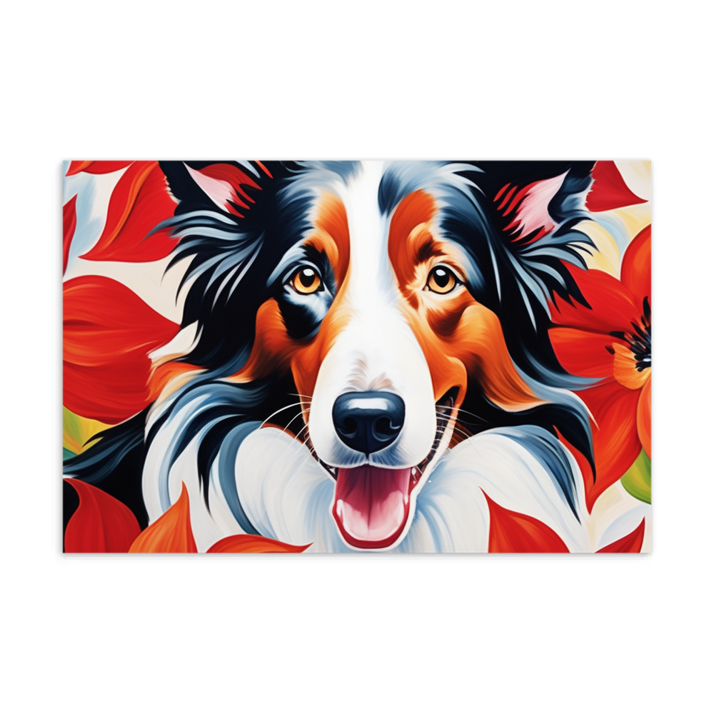 PugMug Custom Border Collie Postcard