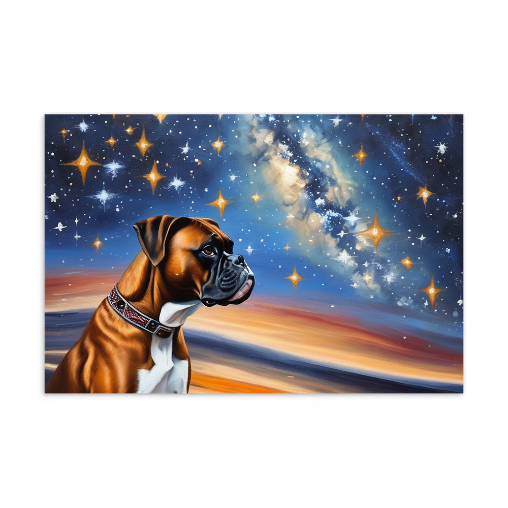 PugMug Custom Boxer Dog Postcard