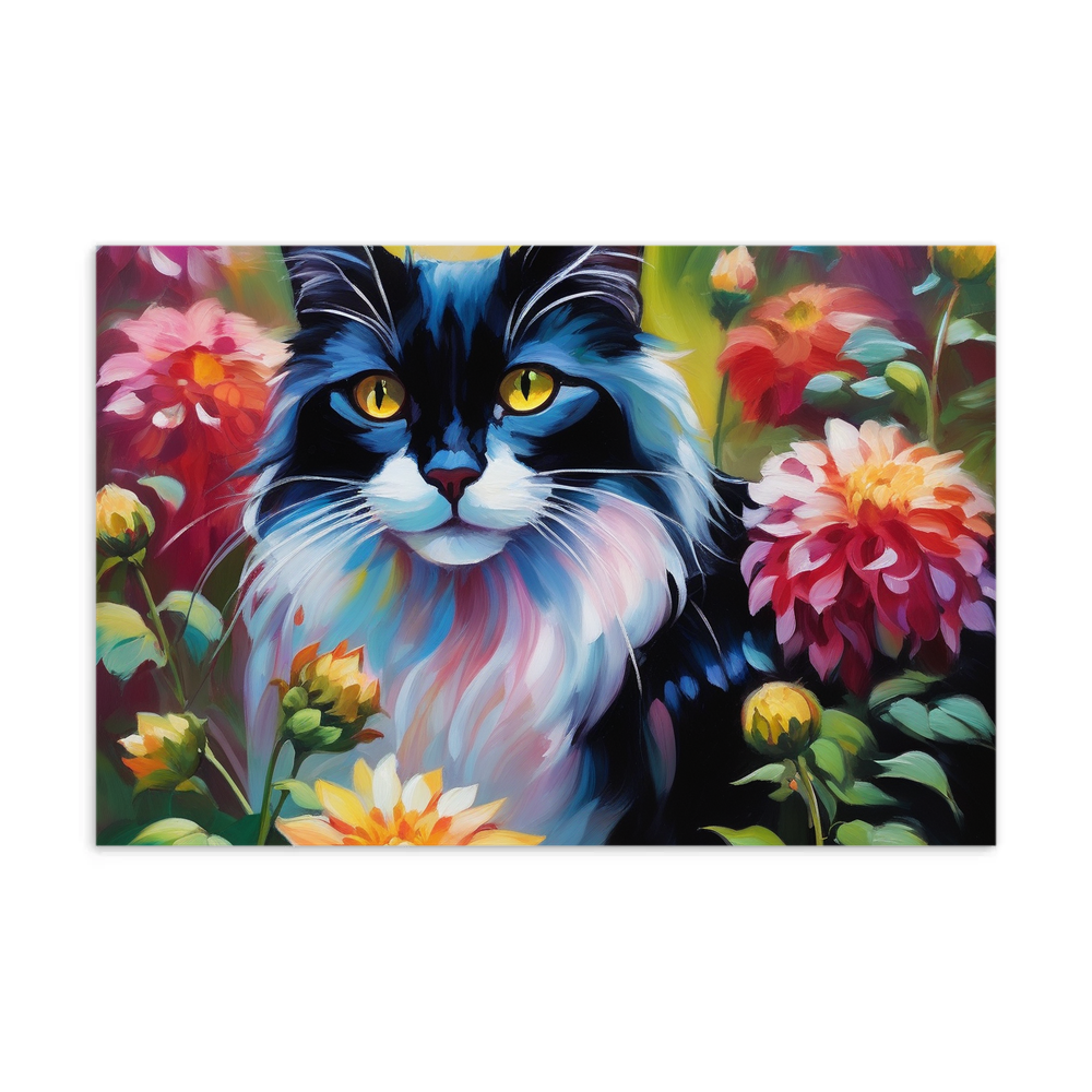 PugMug Custom Black Companion Cat Postcard